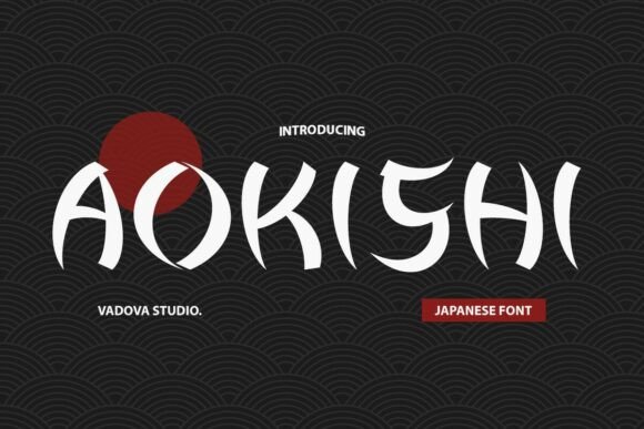 Aokishi: Elevate Your Brand with a Japanese Creative Font
