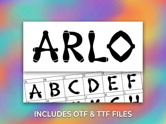 Arlo Display Font for Web Design and Branding
