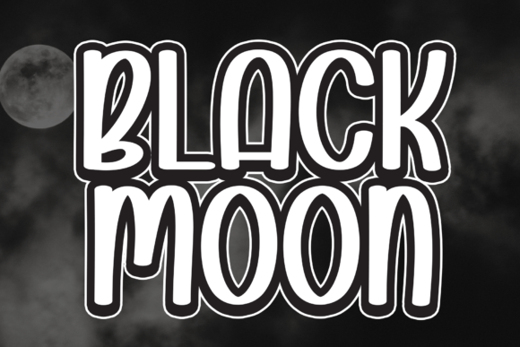 Black Moon: A Whimsical Font for Branding Magic