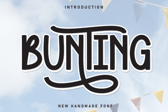 Bunting Display Font for Web Design Projects