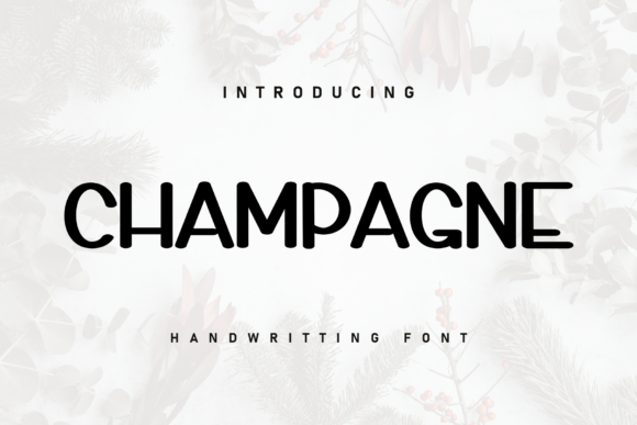 Champagne Font for Cozy and Creative Design Projects