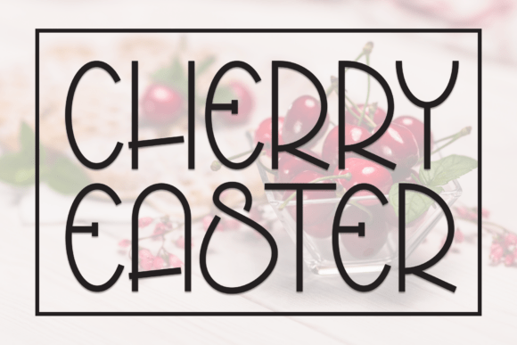 Cherry Easter: A Handwritten Display Font for Brand Charm