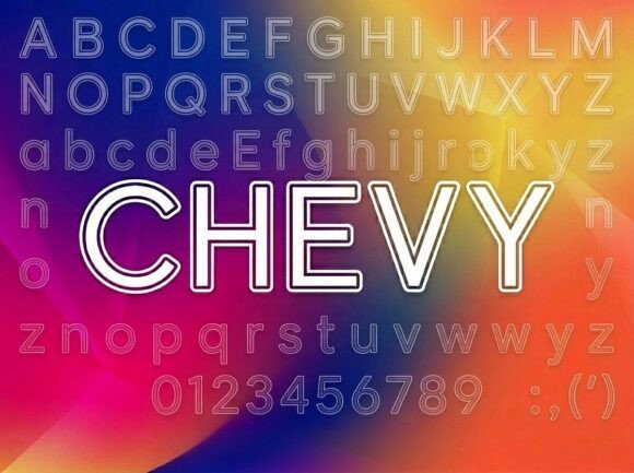 Chevy: A Display Font for Bold Editorial Statements
