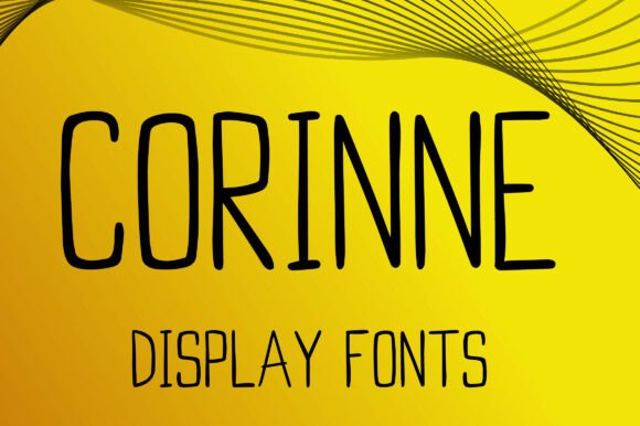 Corinne: A Modern Display Font for Polished Branding
