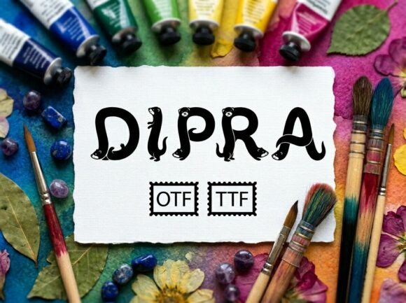 Dipra Font for Professional and Playful Branding