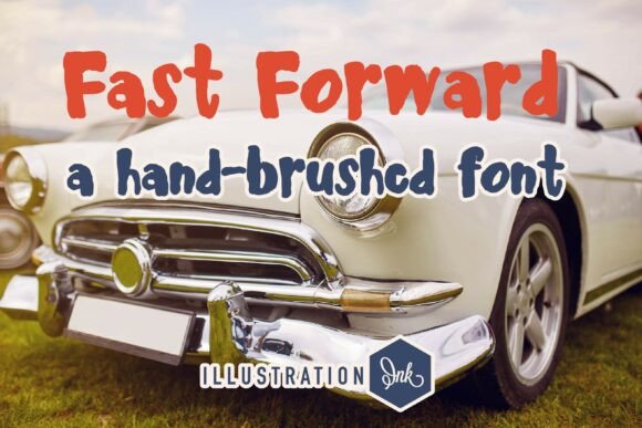 Fast Forward Font for Creative Craft Projects