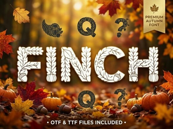 Finch Display Font for Bold Web Design