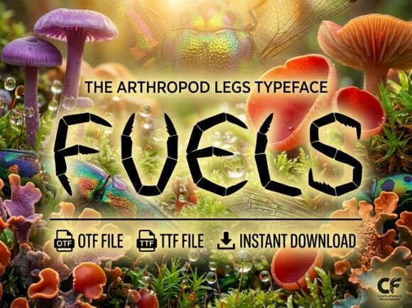 Fuels: A Display Font for Bold Editorial Statements