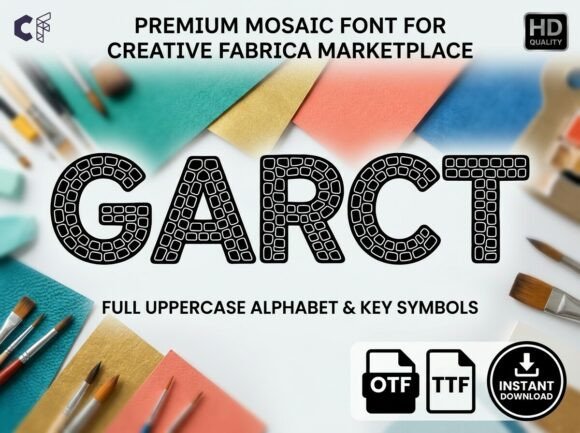 Garct: A Decorative Display Font That Elevates Handmade Creations