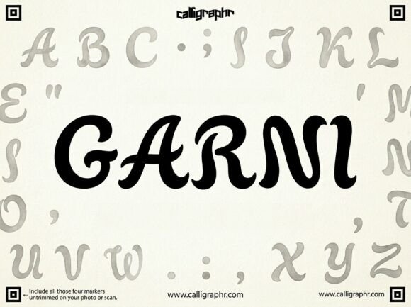 Garni Font for Creative Handmade Projects
