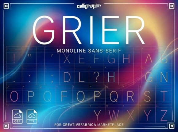 Grier Display Font for Eye-Catching Campaigns