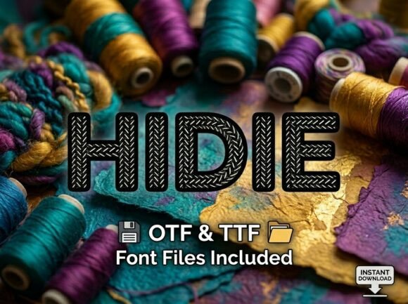 Hidie: A Stylish Display Font for Professional Branding