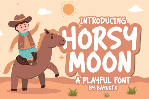 Horsy Moon: A Playful Font for Business Branding