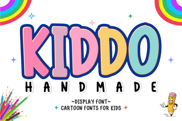 Kiddo Handmade: A Playful Display Font for Creative Makers