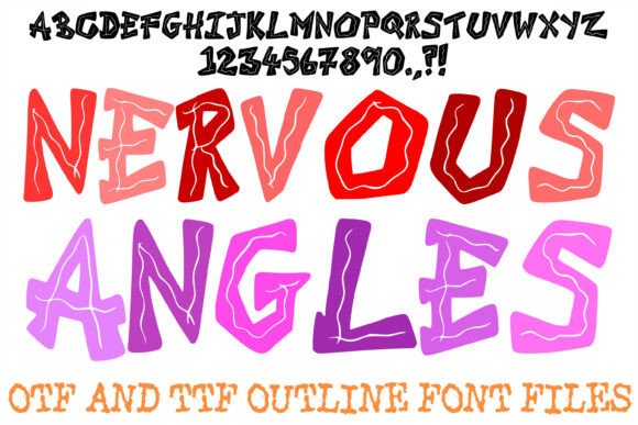 Nervous Angles Font for Bold Branding and Visual Impact