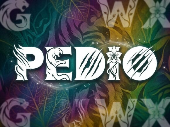 Pedio: A Display Font for Bold Digital Branding