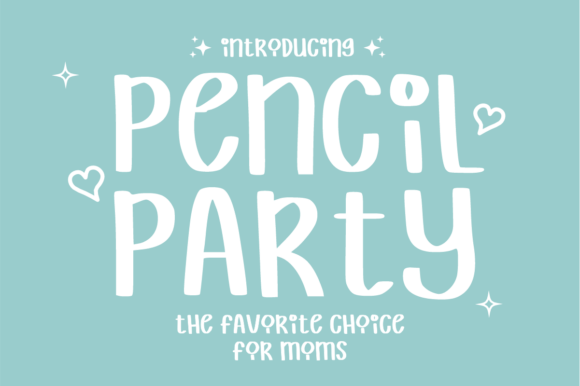 Pencil Party Font for Warm, Personal Editorial Design