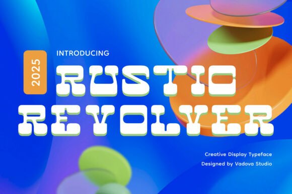 Rustic Revolver: A Bold Display Font for Modern Branding