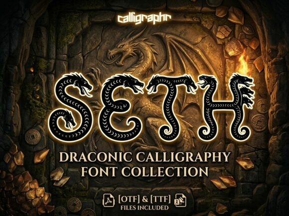 Seth Display Font for Bold Branding and Eye-Catching Designs