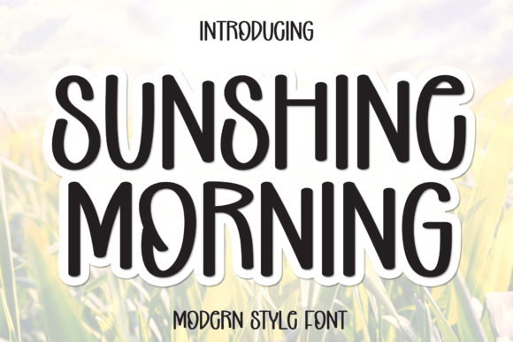 Sunshine Morning Font for a Playful Brand Upgrade