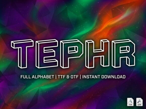 Tephr: A Display Font That Commands Attention